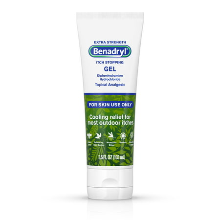 Benadryl Extra Strength Cooling Relief Anti-Itch Gel, 3.5 fl. (Best Otc Itch Relief)