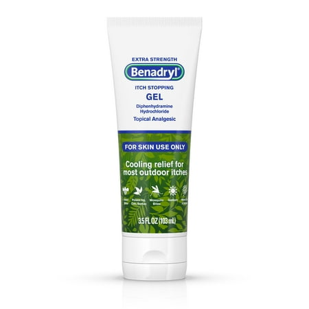 Benadryl Extra Strength Cooling Relief Anti-Itch Gel, 3.5 fl.