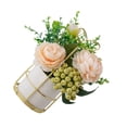 thumbnail image 2 of ZheElen Simulation Flower Set Stunning Floral Display With Minimal Effort Wide Range Pinellia Champagne 1Set, 2 of 6
