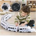 thumbnail image 2 of Electric High Speed Railway Toy - Simulation DesignToy, Subway Locomotive Model Educational Toys with Lights and Sounds, Freely Assembled, Smart Avoidance, 2 of 9