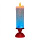 thumbnail image 2 of Velas navideñas LED ckepdyeh, velas de agua LED que cambian de color con purpurina, luces LED sin llama, mesa de escritorio, color rojo, 2 of 7