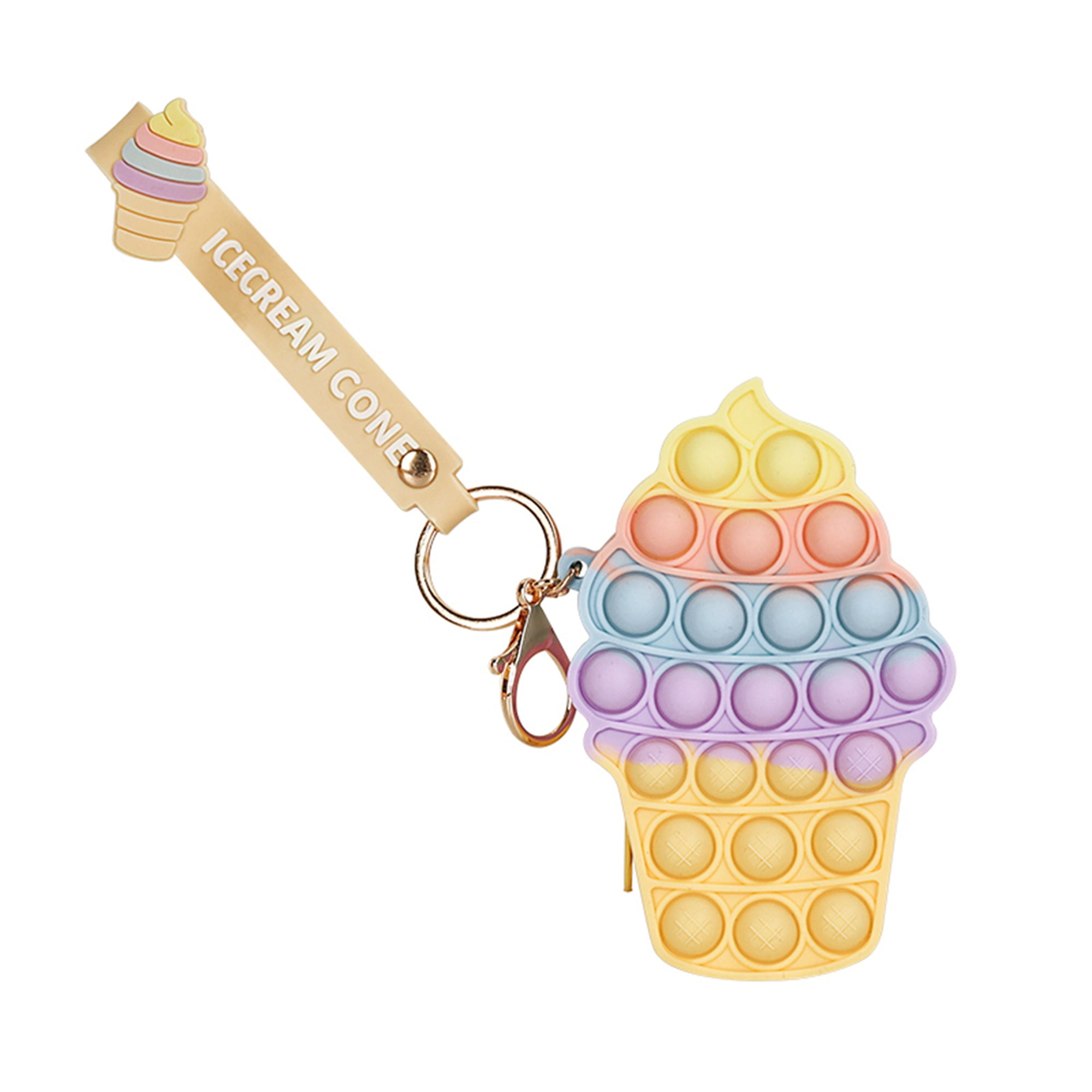 Nokiwiqis Cute Pop Pops it Wallet Coin Purse Bag for Teen Girl Gift