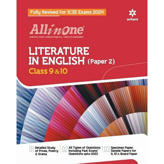 All In One Class 9th and 10th Literature in English (Paper 2) for ICSE Exam 2024, (Paperback)