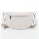 thumbnail image 4 of Riñoneras Bolso con cinturón para mujer Bolso de pecho versátil Bolso de viaje holgado de cuero genuino (Blanco), 4 of 9