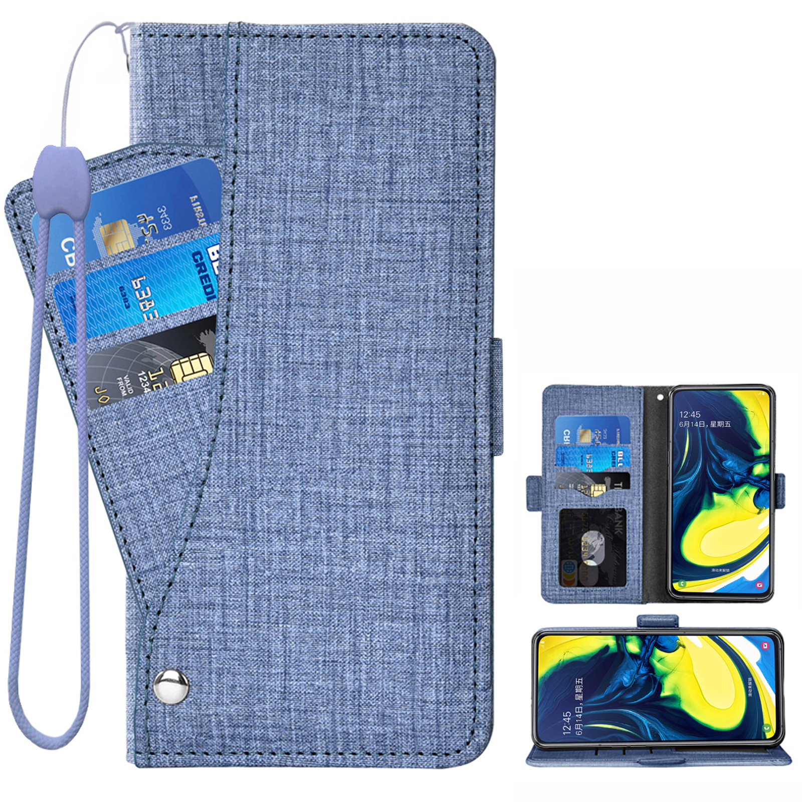 Phone Case For Samsung Galaxy A80 Leather Wallet Cases With Card Holder Full Body Flip Folio Cover Women Men Blue Walmart Com Walmart Com Phone Case For Samsung Galaxy A80 Leather Wallet Cases With Card Holder Full Body Flip Folio Cover Women Men Blue Walmart Com Walmart Com