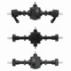 thumbnail image 1 of 3PCS Black Plastic and Metal Front Rear Middle Bridge Axle Spare Parts for Fayee FY004 Q64 Q60 B36, 1 of 5