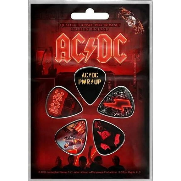 AC/DC Guitar Picks (Set of 5)