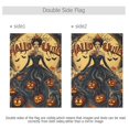 thumbnail image 4 of Halloween Queen and The Pumpkins Garden Flag 12x18 inch Double Sided Outside Yard Decorations for Home Outdoor, 4 of 6
