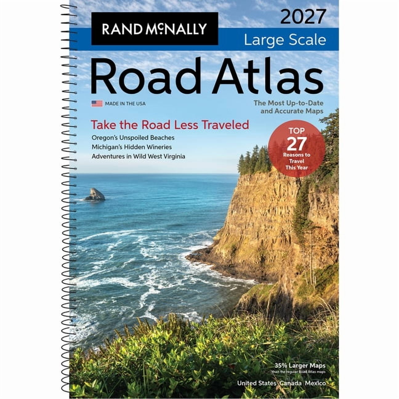 Rand McNally 2027 Large Scale Road Atlas, (Paperback)
