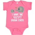 thumbnail image 3 of Inktastic Best Gram Ever Grandchild Boys or Girls Baby Bodysuit, 3 of 5