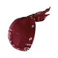 thumbnail image 5 of Yunhgft Do Rag Bandana Headband Head Wrap Beanie Headwear Tie Back Sweat Wicking Hat for Red, 5 of 9