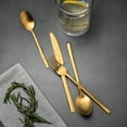 thumbnail image 4 of Thyme & Table Arden 16-Piece Gold Stainless Steel Flatware Set, Service for 4, 4 of 4