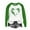 02#Green, variant on Saint Patricks Day Outfit Women Green Raglan Shirt Long Sleeve Shamrock Heart Print Shirts Crewneck Pullover Tops Irish Sweatshirt
