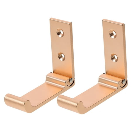 

OUNONA 2pcs Wall Mounted Storage Hooks Punch-free Foldable Hooks Household Storage Hooks