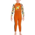 thumbnail image 2 of Greeniant Traje de neopreno para niños engrosado, cómodo, para niños, ropa de surf para mantener el calor, ropa de baño para niños y niñas con mangas Deportes acuáticos Naranja L Greeniant OD003683-08, 2 of 6