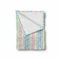 thumbnail image 2 of Geometric Soft Flannel Fleece Blanket, Abstract Watercolor Effect Rainbow Color Transition Theme Dots in Various Sizes, Cozy Plush for Indoor and Outdoor Use, 70" x 90", Multicolor, by Ambesonne, 2 of 6
