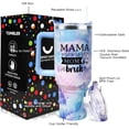 thumbnail image 2 of Mom Tumbler 40 oz Tumbler with Handle and Straw Lid Leak Proof - Best Mom Ever Tumbler for Christmas Mothers Day Birthday Gifts for Mom Women - Stainless Steel Cup, 2 of 6