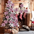 thumbnail image 4 of Decoraciones navideñas para bodas-Decoraciones de flores artificiales, 4 of 6