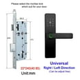 thumbnail image 2 of Biometric Fingerprint Door Lock Black Smart Lock App Remote Unlocking Keyless ,Easy Installation, 2 of 7