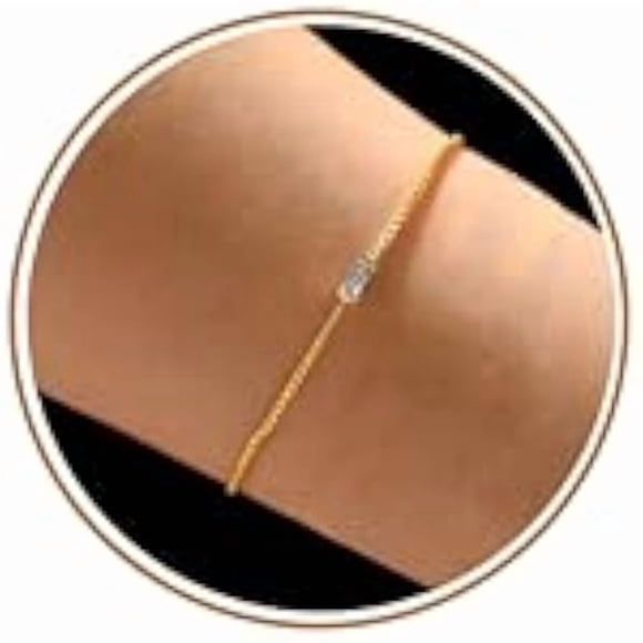 ccwmincc Mothers Day Gifts Birthstone Bracelets for Women Gold Dainty Link Bracelet Birthstone Jewelry Birthday Gifts for Her Mom Wife Girlfriend Anniversary Jewelry