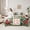 White Green, variant on Homewish Christmas Robin Bird Twin Bedding Sets 7-Piece, Kawaii Winter Animal Bedding Comforter Set, Vintage Plaid Buffalo Reversible Sheet Sets, Luxury Bedroom Decor