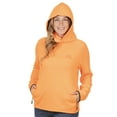 thumbnail image 2 of Realtree Blaze Orange Women Performance Pullover Hoodie with Neck Gaiter, 2 of 3