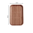 thumbnail image 2 of Small Wooden Platter Charcuterie Board Ebony Wood Serving Trays Cheese Boards Cake Appetizer Plates Kitchen Charcuterie Platters for Food Dish Dessert Snack Decorative Tray, 2 of 5