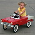 thumbnail image 6 of Retro Tri-Five 1955 Chevy Steel Metal Pedal Car, Red, 6 of 7