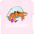 thumbnail image 4 of Inktastic Crabulous Cute Hermit Crab with Purple Nail Polish Boys or Girls Toddler T-Shirt, 4 of 5