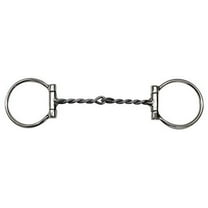 Showman Stainless Steel D-Ring Bit w/ 5" Twisted Broken Mouth