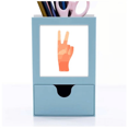 thumbnail image 1 of Scissorhands Netcut Clippers Lively Hand Desk Supplies Organizer Pen Holder Card, 1 of 3