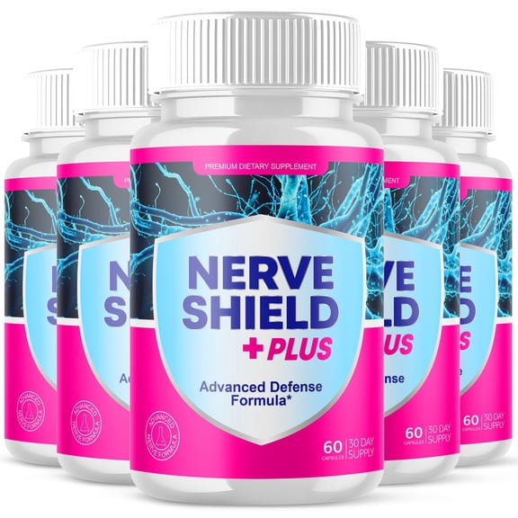 Nerve Shield Advanced Nerve Health Support Pills Natural Vitamin Supplement NerveShield 300 Capsules