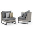 thumbnail image 2 of RST Brands Milo Gray 6 Piece Fire Sectional - Charcoal Gray, 2 of 8
