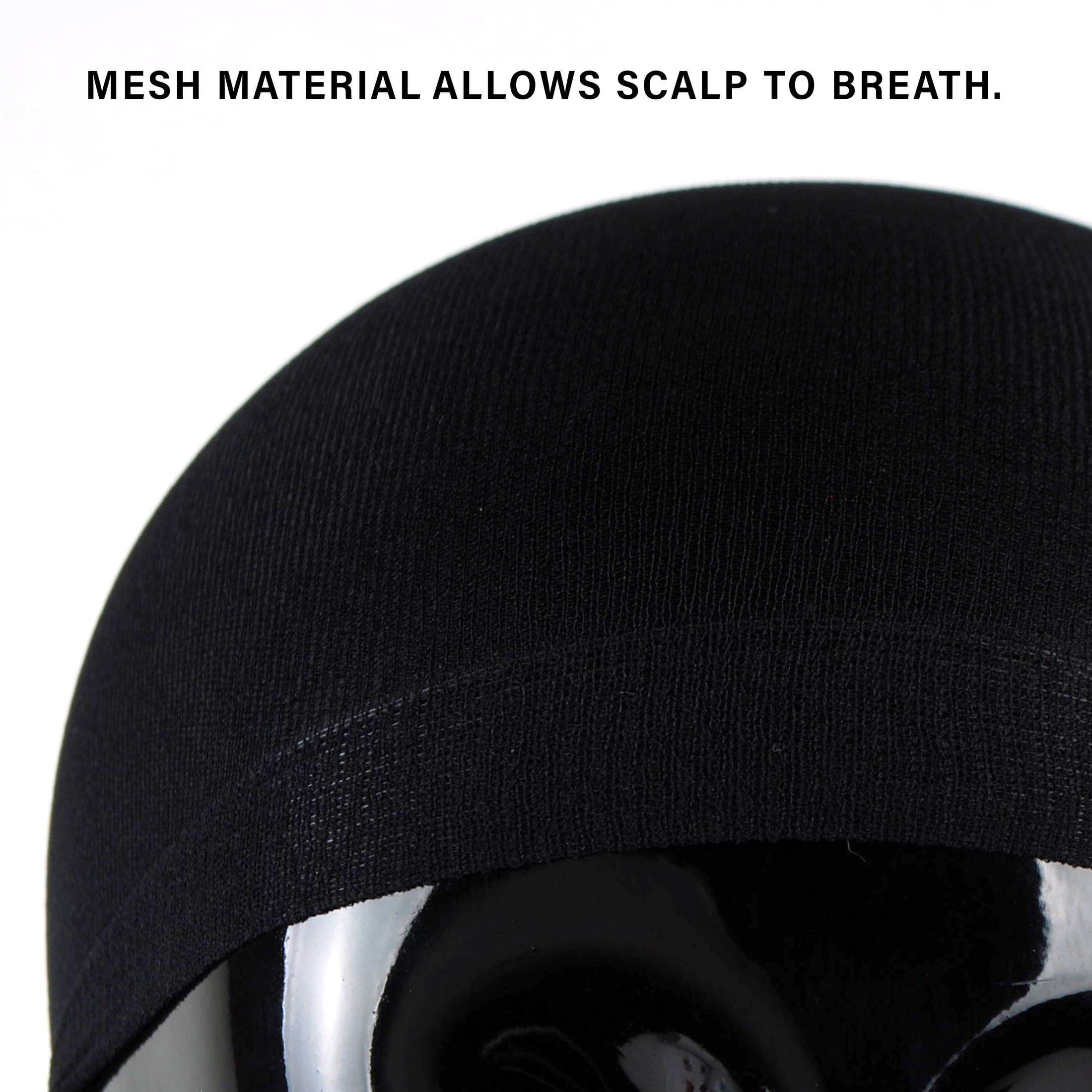(8 pack) Evolve Wig Cap Black