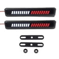 thumbnail image 1 of Sidaley 2 piezas/Kit de luz de rejilla delantera automotriz portátil desmontable LED moda a prueba de aceite Clip montaje lámpara herramienta de Bombillas para automóviles Rojo blanco Sidaley VI015535-02B, 1 of 6