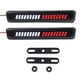 thumbnail image 1 of Scienceny 2 piezas/Kit de luz de rejilla delantera automotriz portátil desmontable LED moda a prueba de aceite Clip montaje lámpara herramienta de Bombillas para automóviles Rojo blanco Scienceny VI015535-02B, 1 of 6