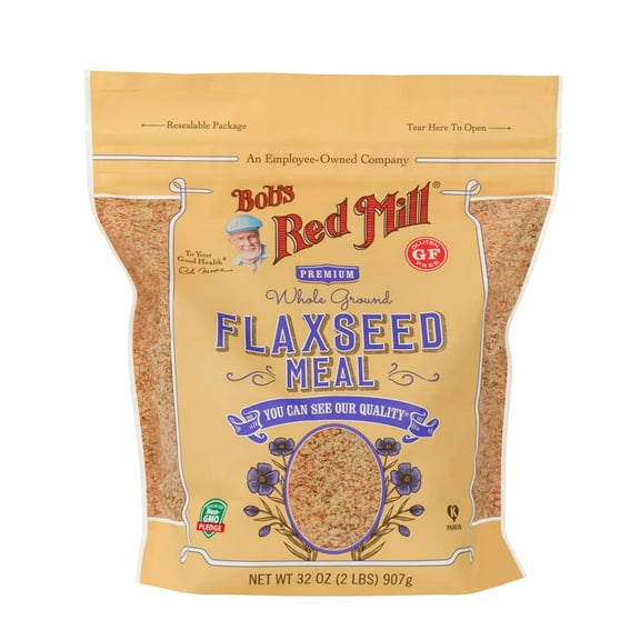 Bob's Red Mill Gluten Free Non-GMO Flaxseed Meal 32 oz Pack of 2