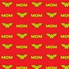 Wonder Woman Wonder Mom Logo Premium Roll Gift Wrap Wrapping Paper