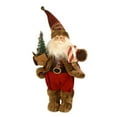 thumbnail image 1 of Bfogop Santa Claus Figurines Christmas Decorations Reddish Brown Exquisite Christmas Decorations Santa Claus Ornament for Tree Tabletop Office Home Decorative Ornament 13 Inch, 1 of 7