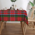 thumbnail image 2 of Rectangle Table Cloth, Scottish Clan MacNaughton Tartan Plaid Resistant Washable Tablecloth Decorative Table Cover for Dining, Indoor and Outdoor, 2 of 6