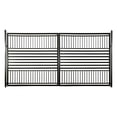 thumbnail image 2 of ALEKO Modern Garden Steel Dual Swing Driveway Gate Barcelona Style 14 x 6 feet, 2 of 10