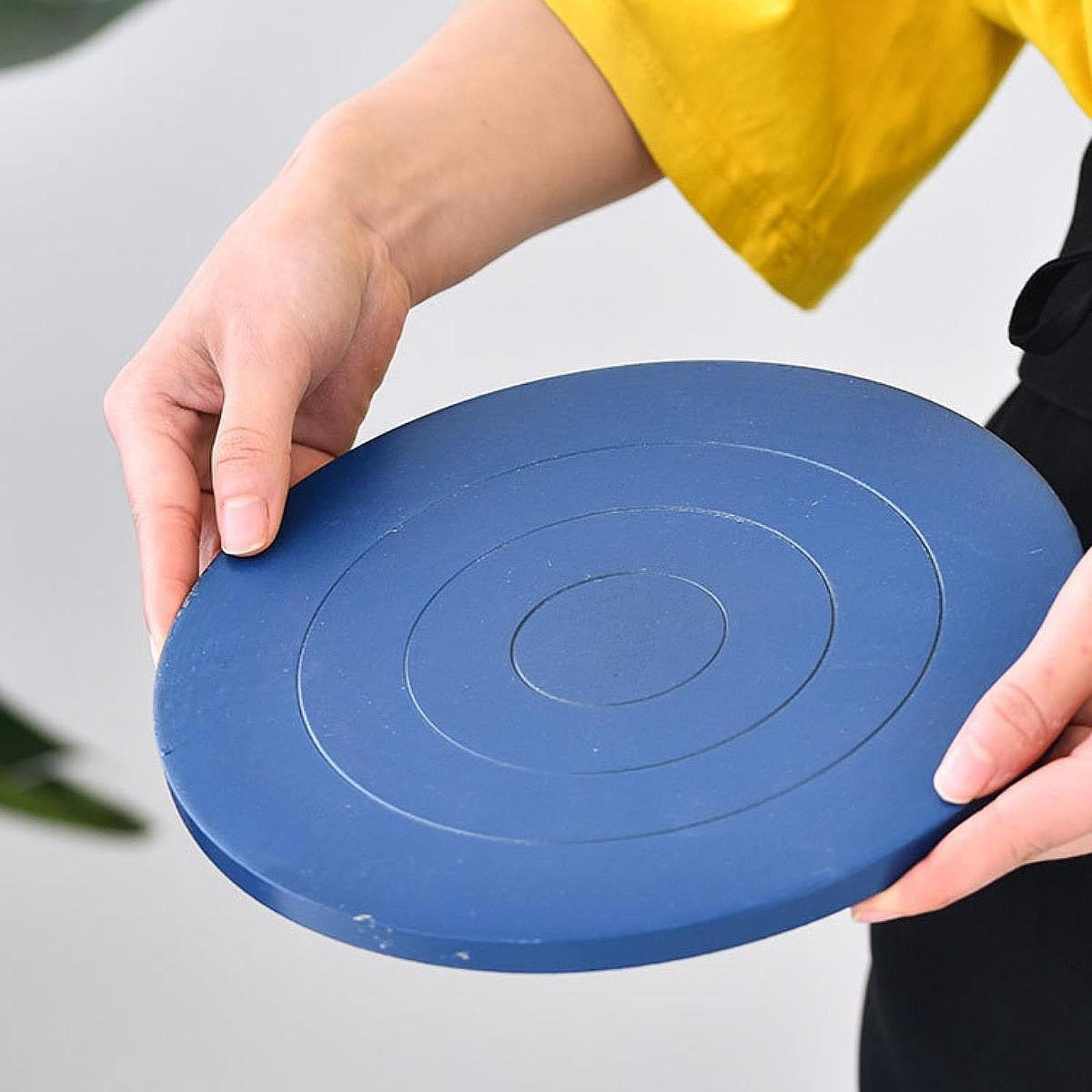 balikha Pottery Banding Wheel Sculpting Wheel Rotating Table Sturdy Accessories Versatile Heavy Duty for Model Marking Ceramic Studio