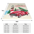 thumbnail image 3 of Pofeuu Merry Christmas 1 Print Ultra-Soft Micro Fleece Blanket,for Bed Or Sofa,All Season Throw Blankets Flannel Blanket-50"x40", 3 of 7