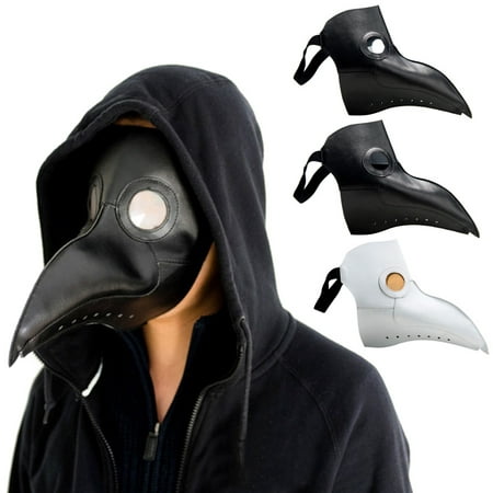 Kadell Plague Doctor Bird Mask Long Nose Beak Cosplay Steampunk Halloween Costume Props