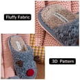 thumbnail image 3 of Slippers for Women Men Fuzzy House Flip Flop Slipper Indoor Womans Funny Warm Bedroom Pantuflas, 3 of 5