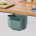 thumbnail image 4 of AuroraX Kitchen Trash Can Multiple Sizes Green Hanging Stylish Garbage Can Contemporary Plastic Garbage Bin for Compact Spaces, 4 of 6