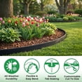 thumbnail image 6 of Gardzen 1.5" x 100' Landscape Edging Kit, Garden Edging Coil Comes with 120 Pcs Spikes, No Dig Lawn Border Design, 6 of 7
