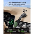 thumbnail image 2 of Belkin Wireless Car Charger, Phone Mount and Car Mount, with 1 Meter Cable, 2 Compatible Fast Charging Chargers, Suitable for 17, 26, 10, Road Travelers, Black, 2 of 4