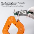 thumbnail image 4 of Round Corner Template, R30 R35 R40 R50 Accurate Locating Wear Resisting Arc Radius Template with 4 Screws for Woodworking Use, 4 of 7