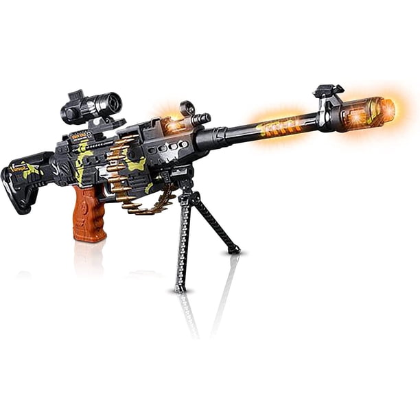 Toy Gun Art Creativity con visor, soporte y efectos de sonido